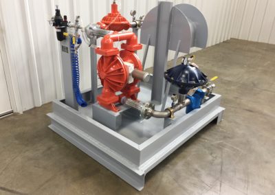 Skid Mounted Wilden P820 Pump Assembly
