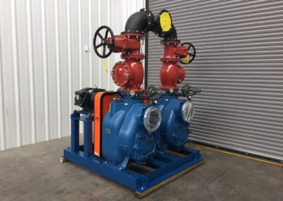 Duplex WSP Self-Priming Pump Assembly with Discharge Manifold
